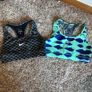 2 Nike Pro Sports Bras